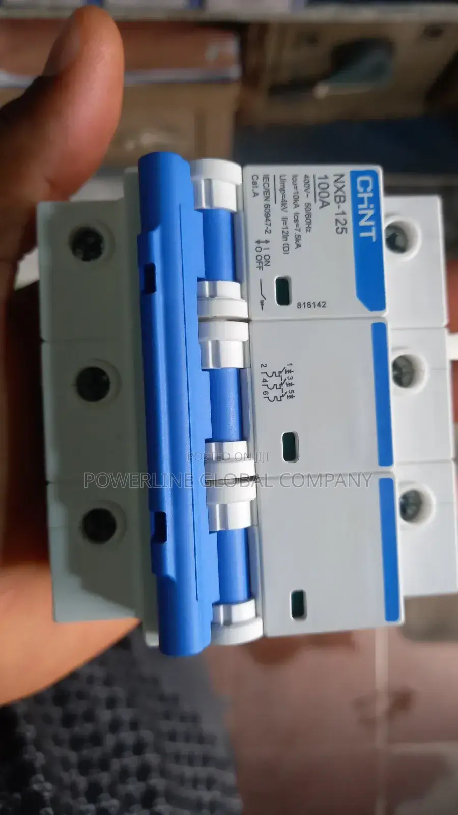 100amps 3 Pole Breaker for Electrical/ Mechanical Works
