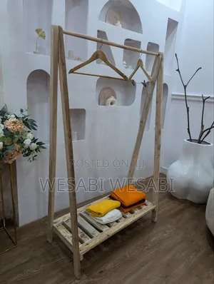 Wooden Clothing Rack