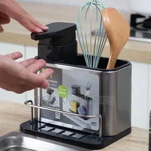 3 in 1 Stainless Steel Soap Dispenser