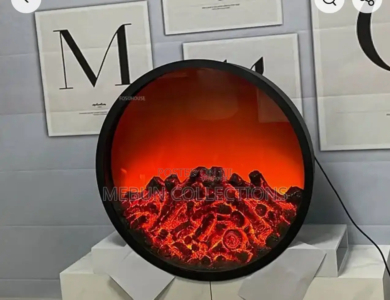 Led Fireplace Lantern