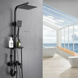 Black Matte Shower With Bum Bum Wash