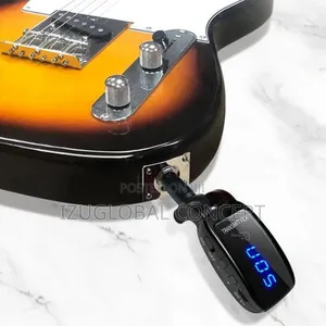 UHF Digital Guitar Bass Wireless System Transmitter Black