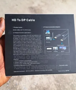 Hdmi to Display Cable