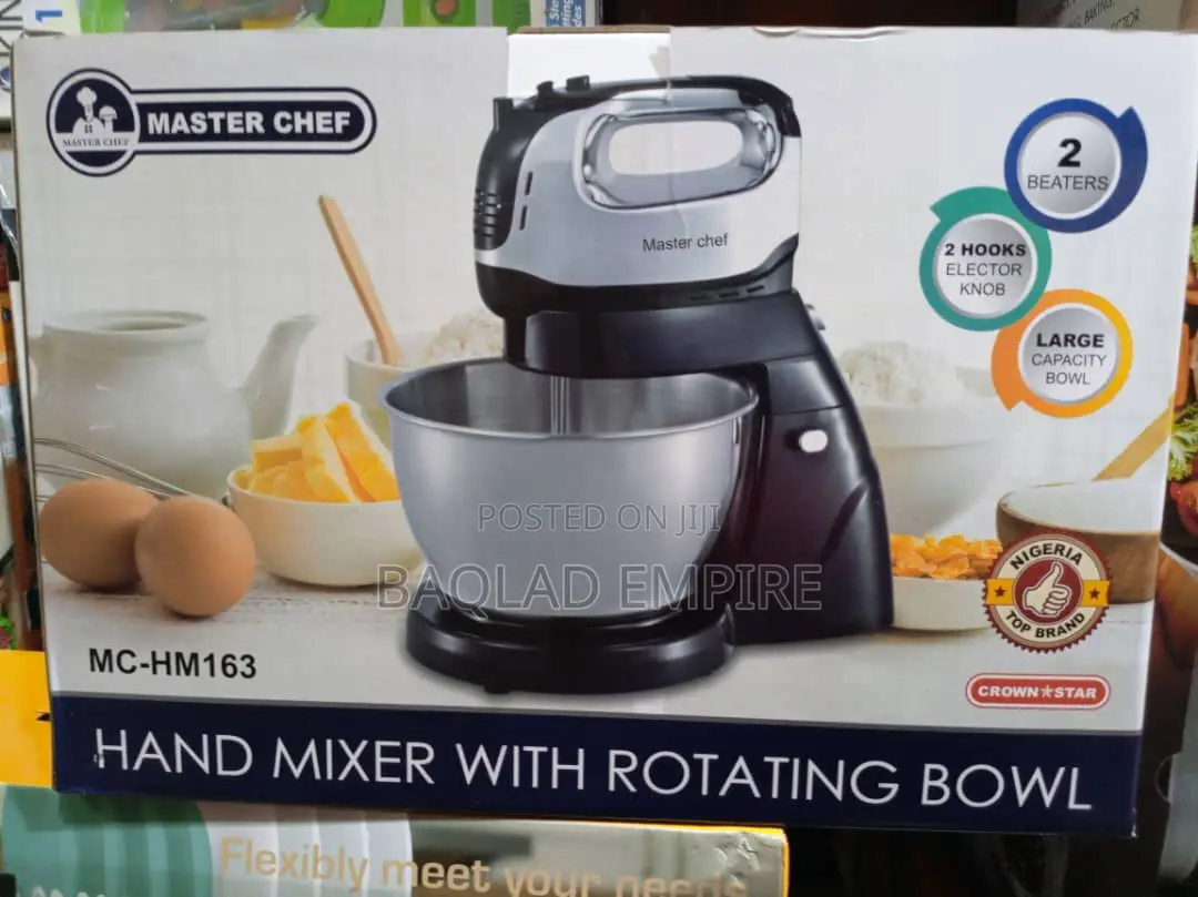 Master Chef Cake Mixer With Rotating Bowl
