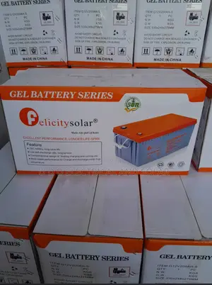 200ah Felicity Solar Dry Cell Battery With Warranty