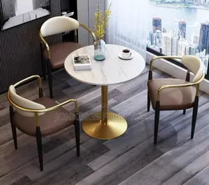 Round Marble Top Table With Chairs