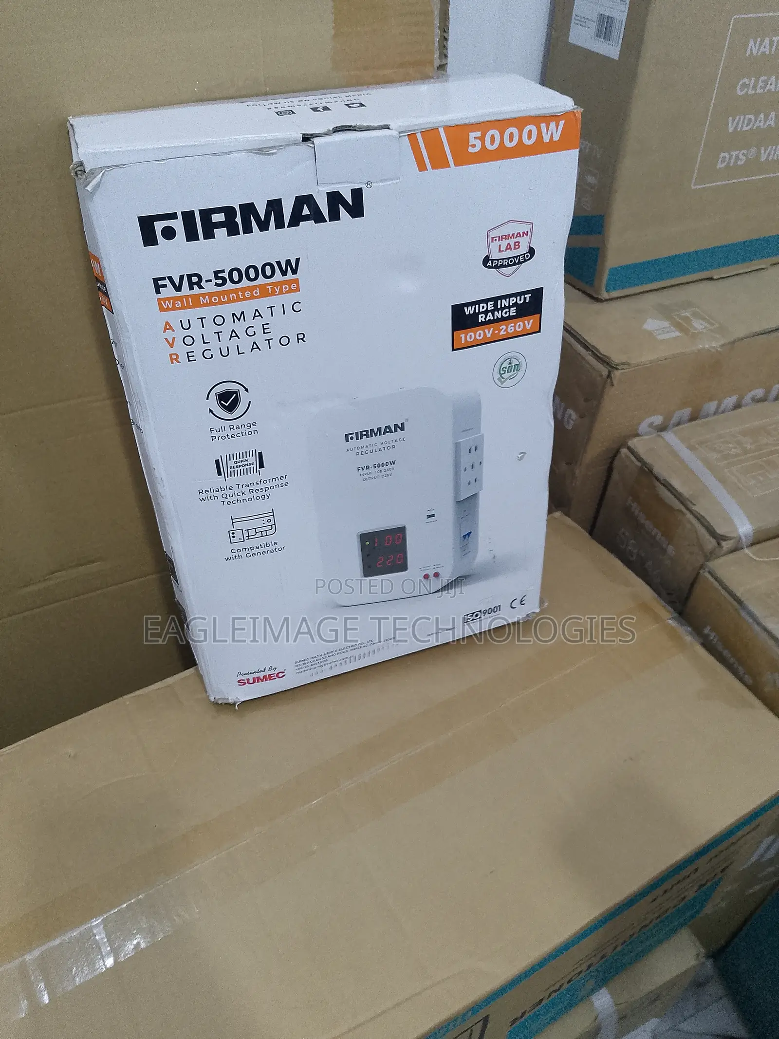 Portable Firman FRV-5000 Automatic Voltage Regulator