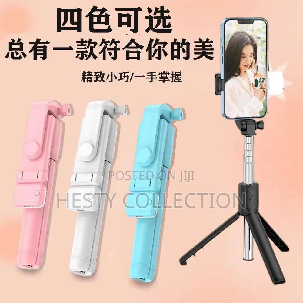 Selfie Stick Tripod With Led Light for Android and iPhones