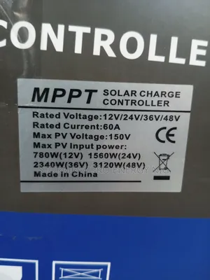 60ah MIV MPPT Charge Controller Available