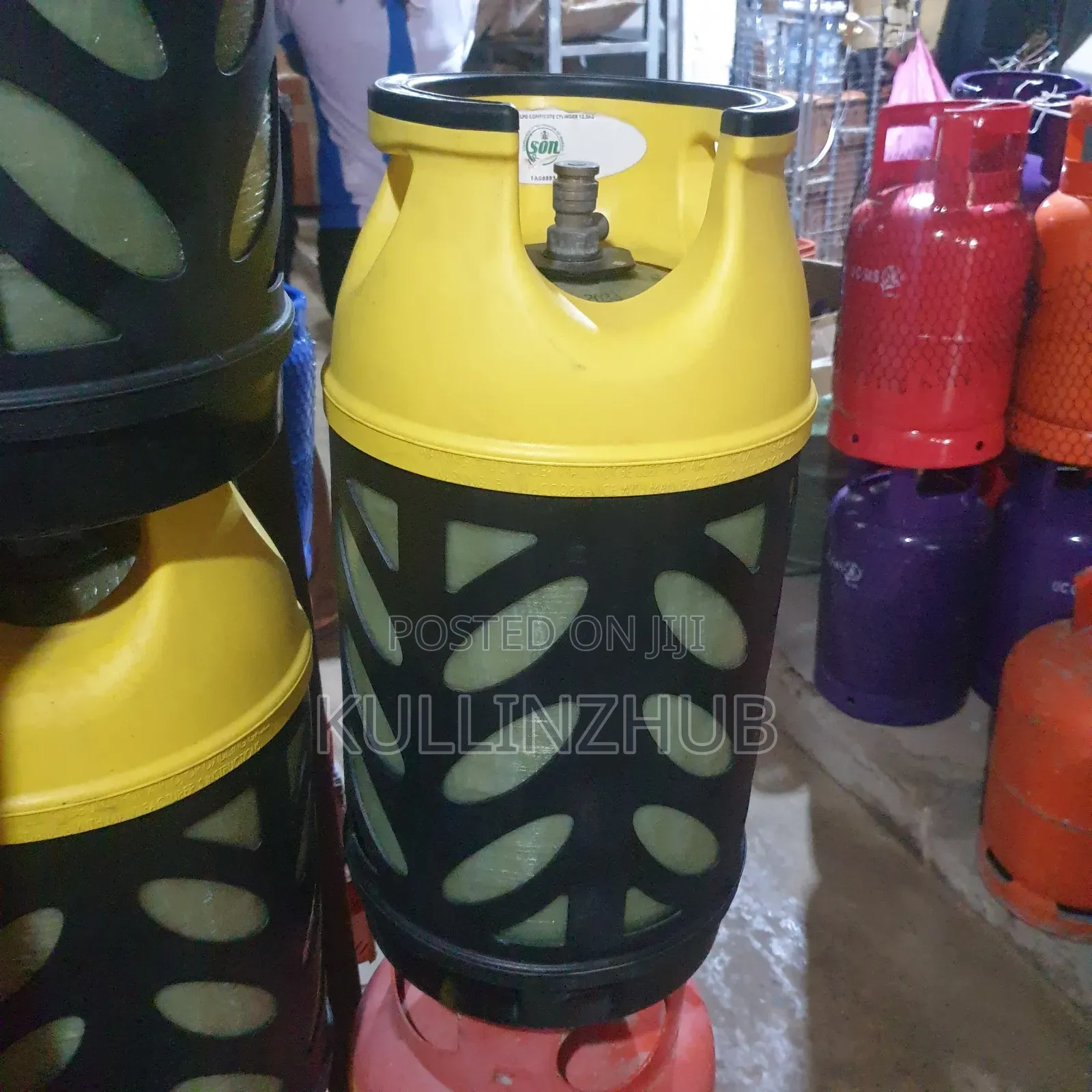 12kg Transparent Standard Empty Gas Cylinder