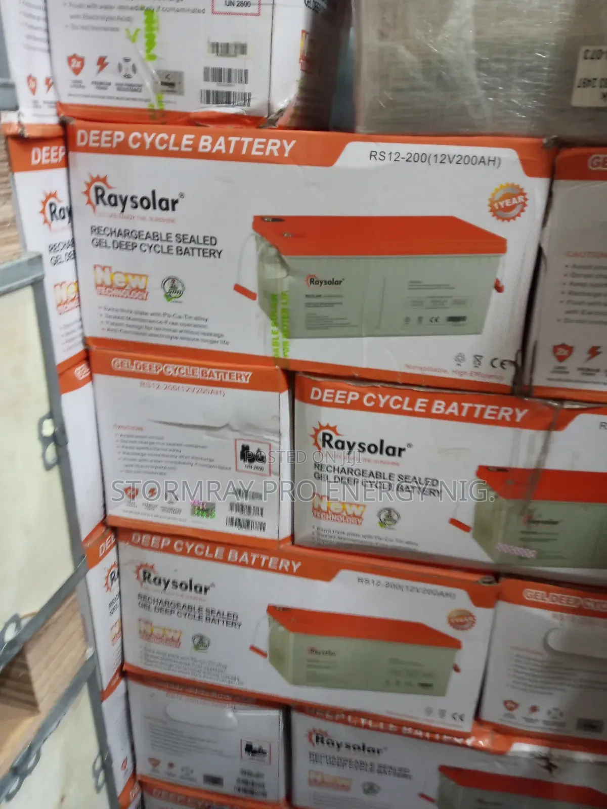 Raysolar Gel Deep Cycle Battery