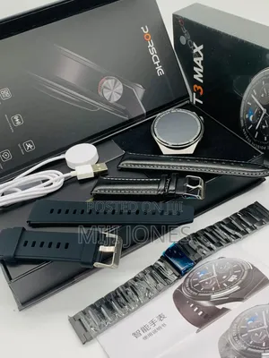 PORSCHE Smartwatch With (3) Different Strap*
