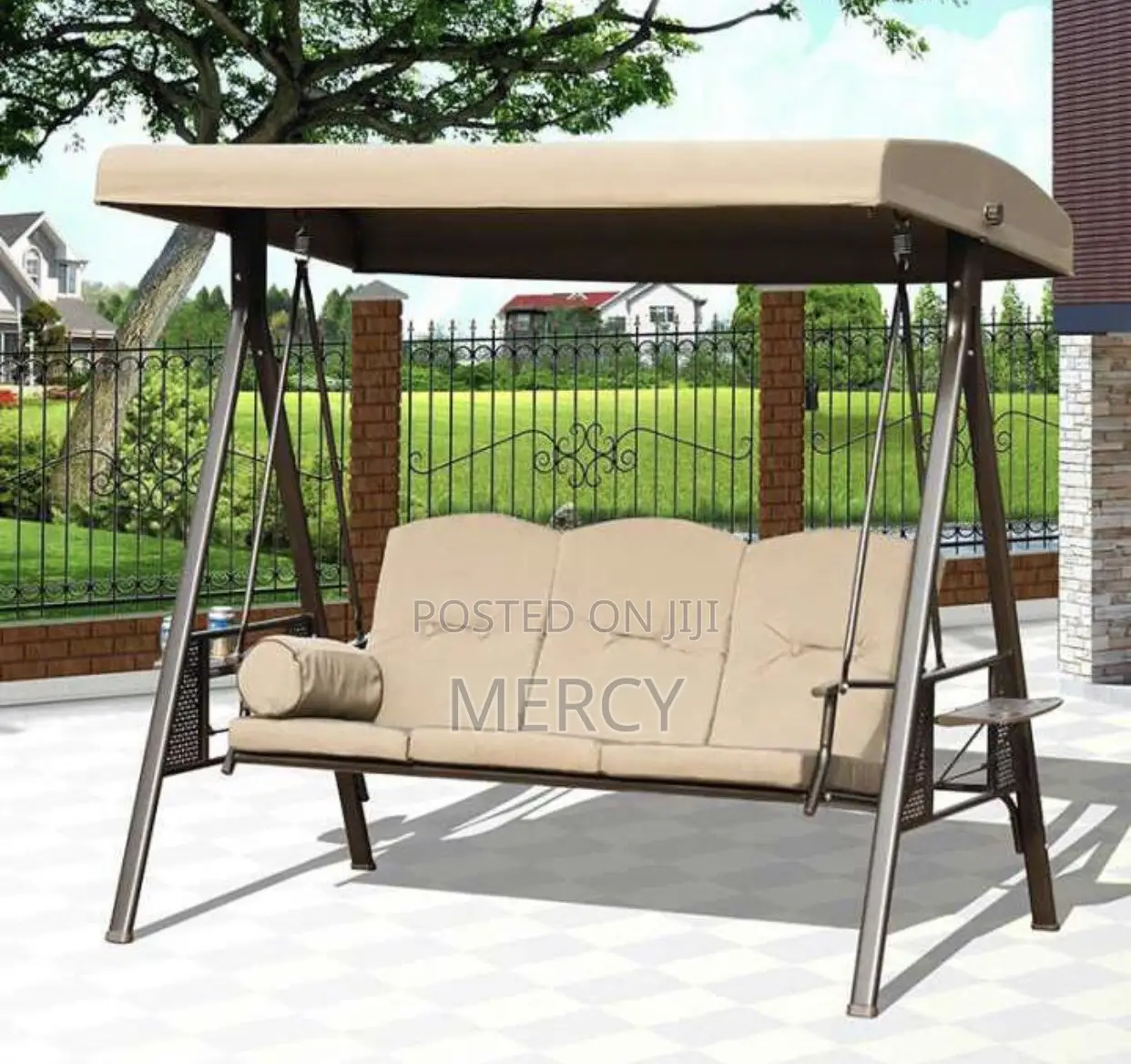 Swing Bed With Umbrella