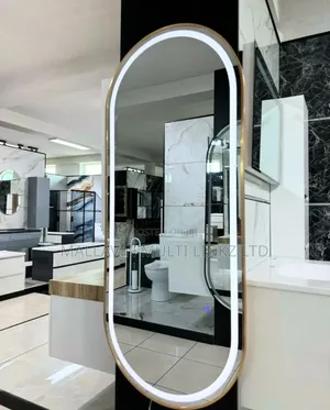 120 By 70cm Gold Framed Led Mirrors
