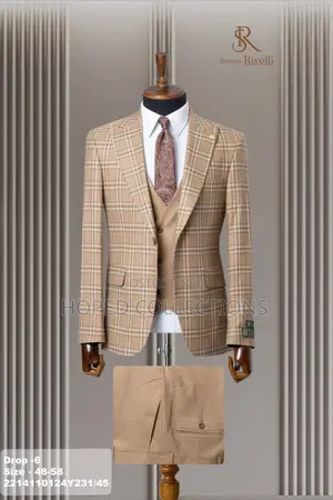 Luxury Men Pattern Suit