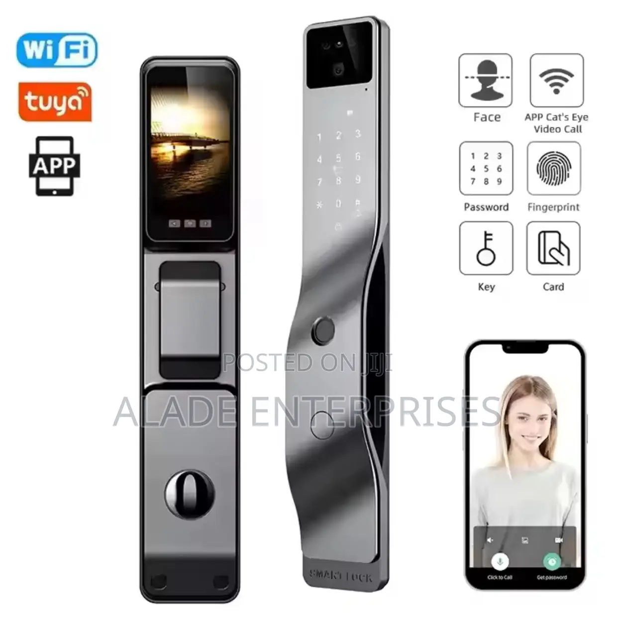 Fully Automatic Digital Fingerprint Smart Door Lock 3d Face for sale ...