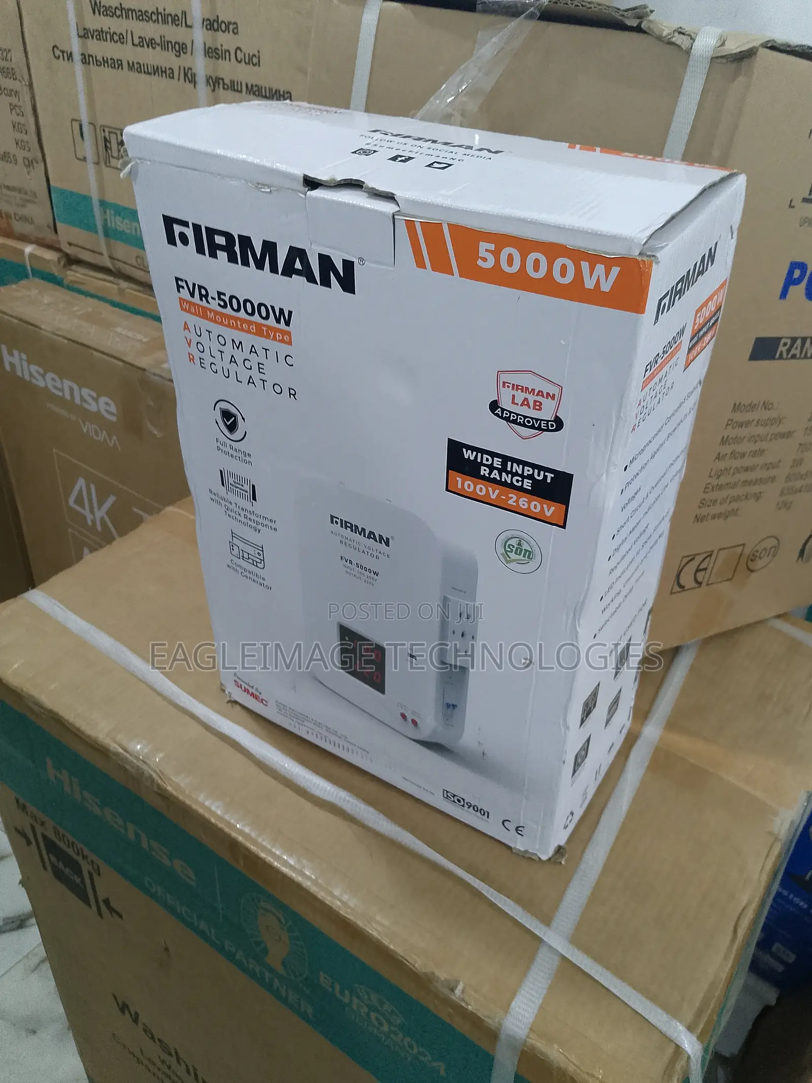 Brand New Fireman Wall Mounted Automatic Voltage Regulator