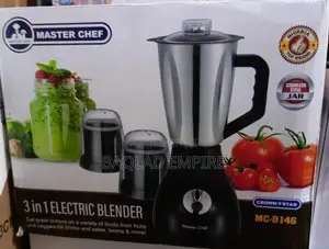 3 in 1 Master Chef Stainless Blender