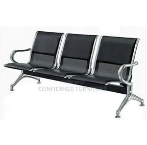 Quality 3in1 Pan Visitors/Waiting Chair With Leather