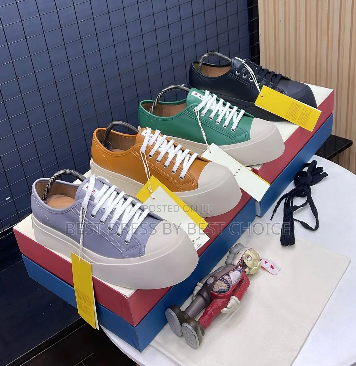 New Marni Pablo Leather Sneakers