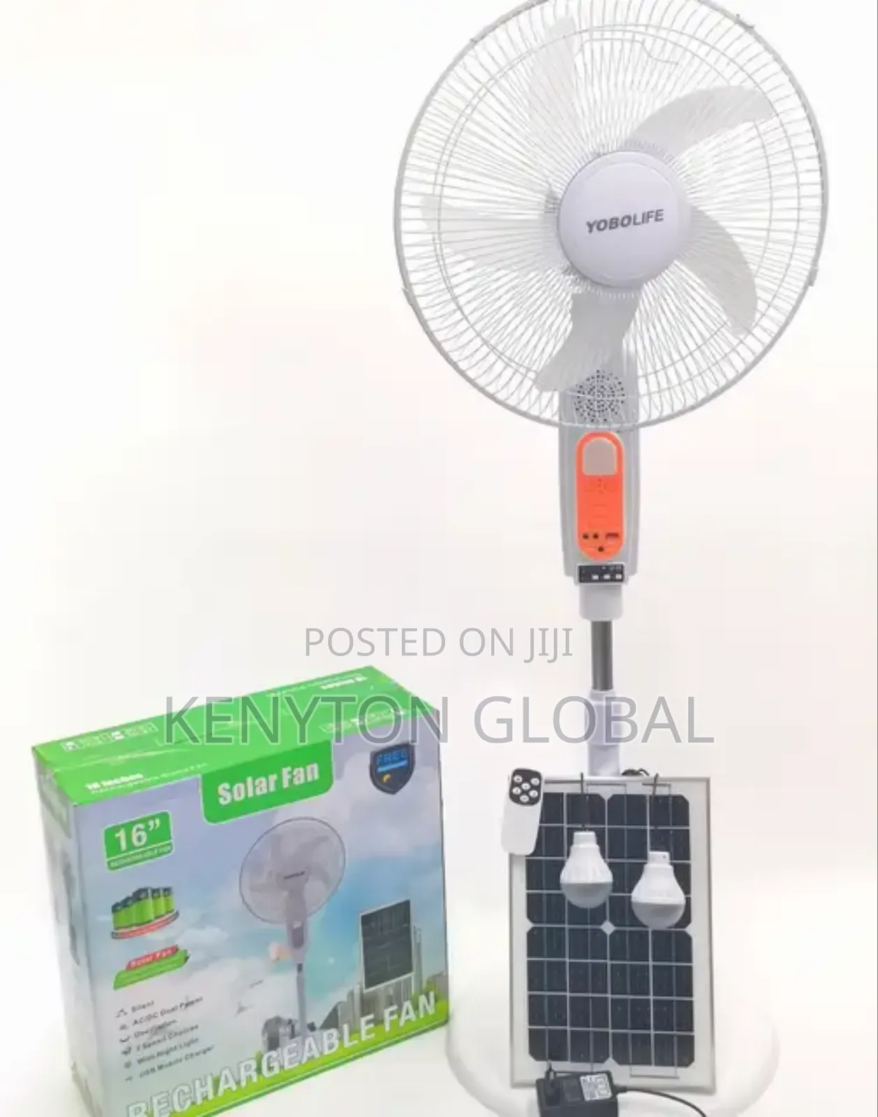 Solar Fan and Remote