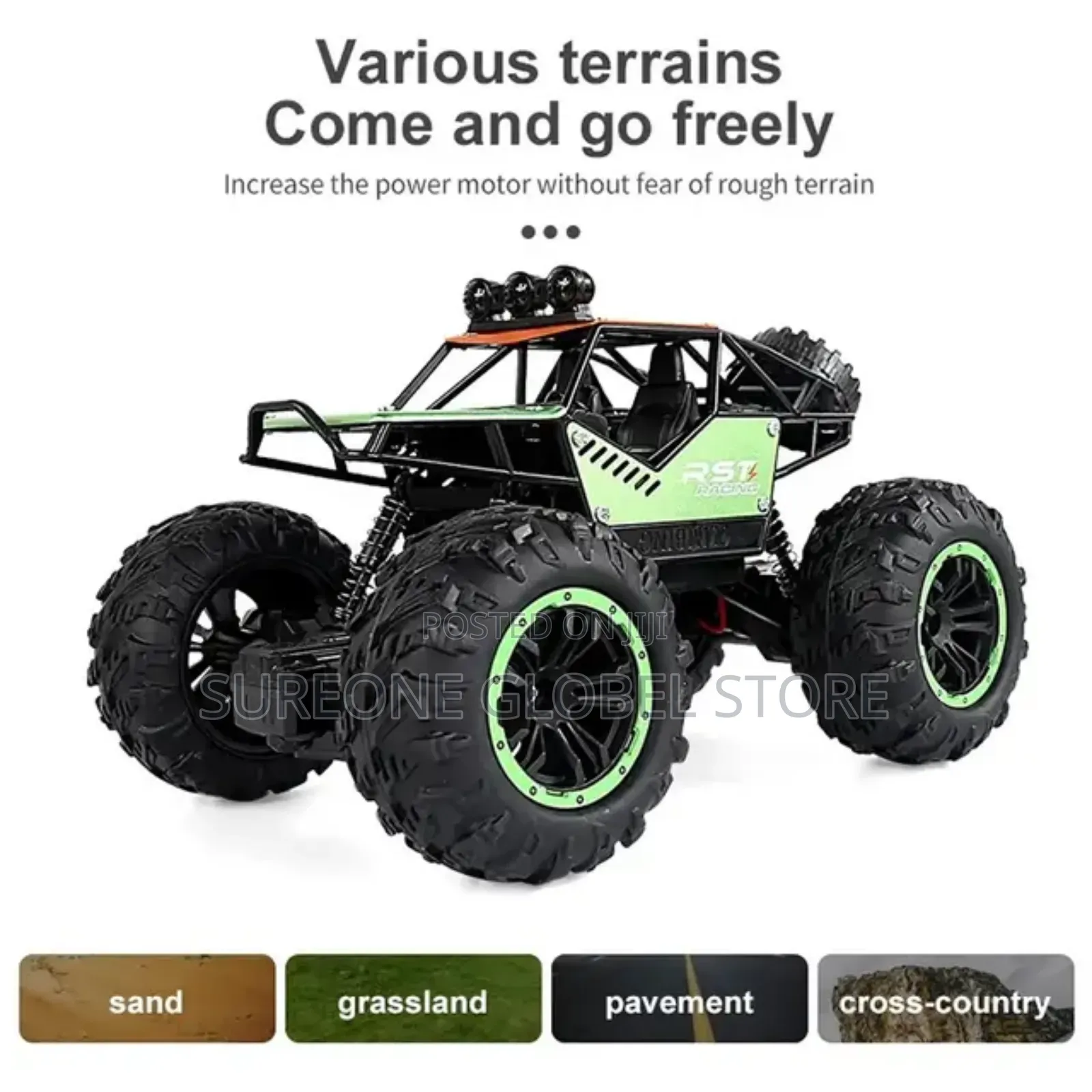 RC Car a Versatile Off-Road Adventure