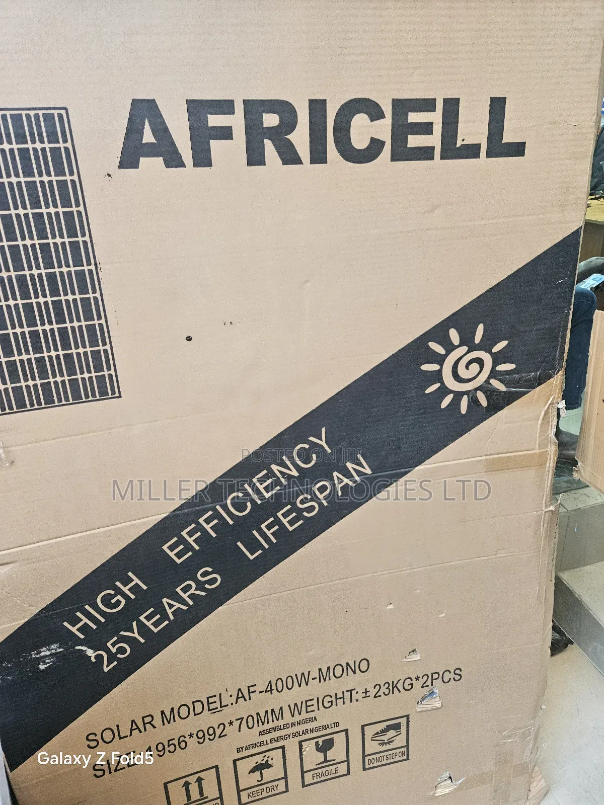 Africell Complete 400w 36v Solar Panel New