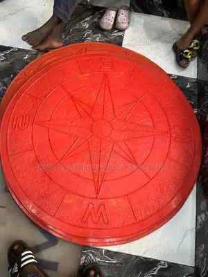 Small Compass Mart Wooden Frame Stamp
