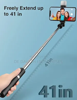 Selfie Stick Ring With Bluetooth Remote Shutter
