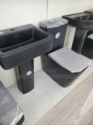 Square Black Wc