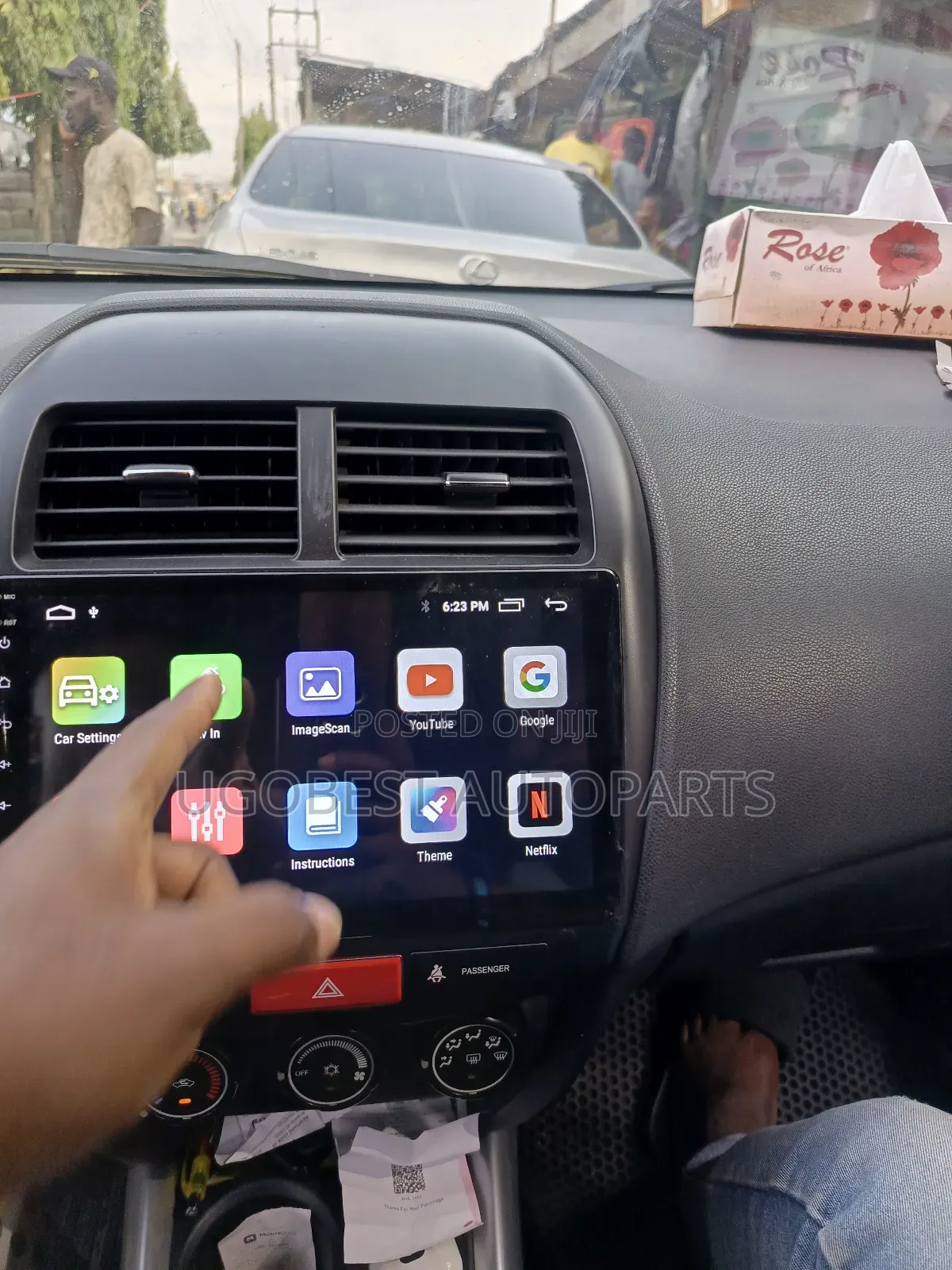 Mitsubishi RVR Android (2010/2019) Wit GPS Navigation (Map)