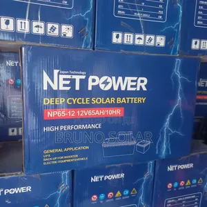 65ah 12v Net Power Deep Cycle Solar Battery