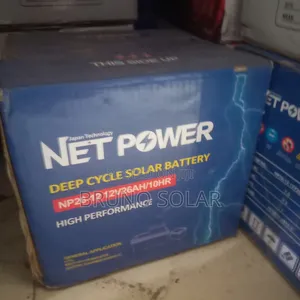 26ah 12v Net Power Deep Cycle Solar Battery