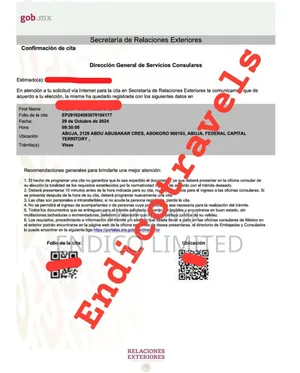 US and Mexico Visa Appointment