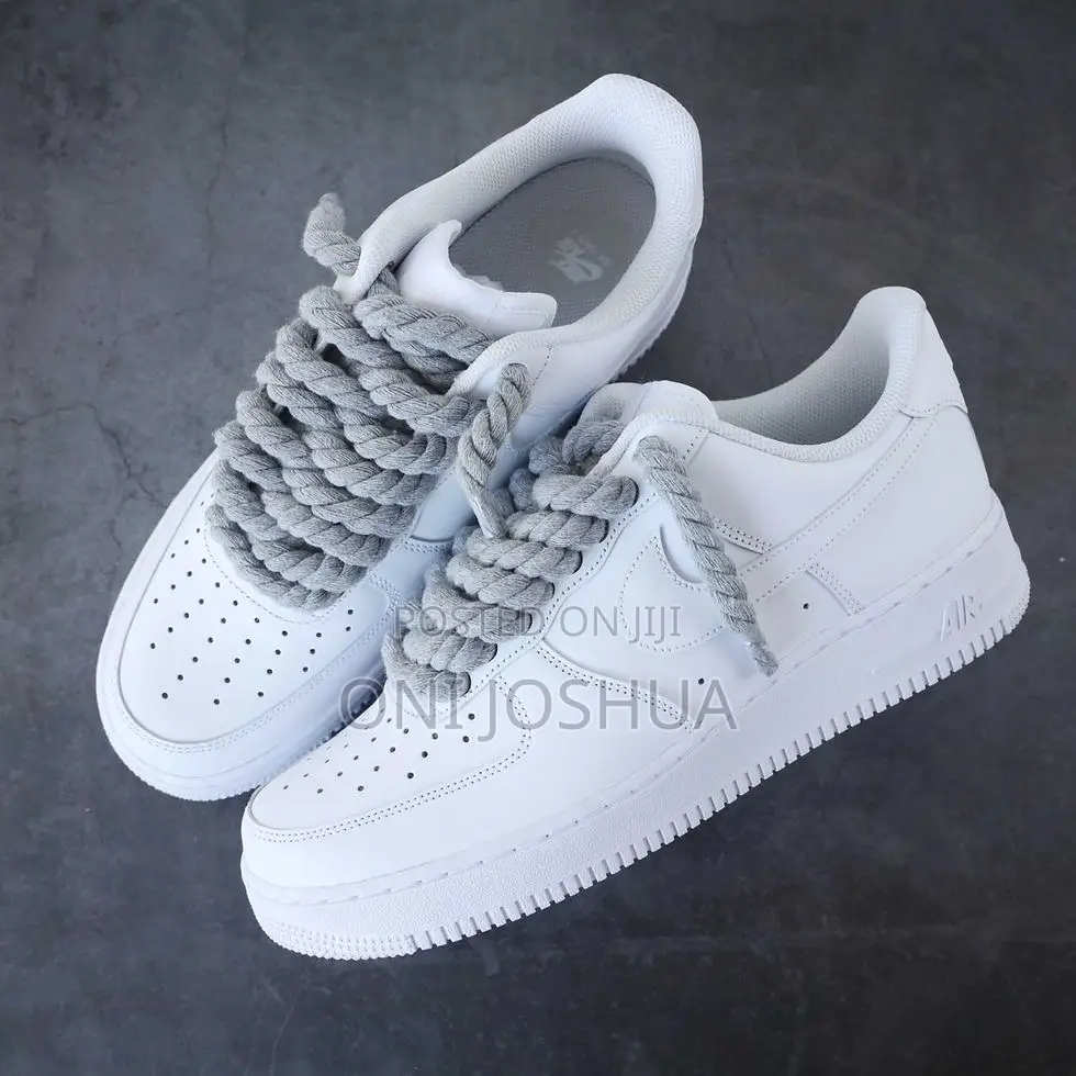 Chunky Lace White Sneakers