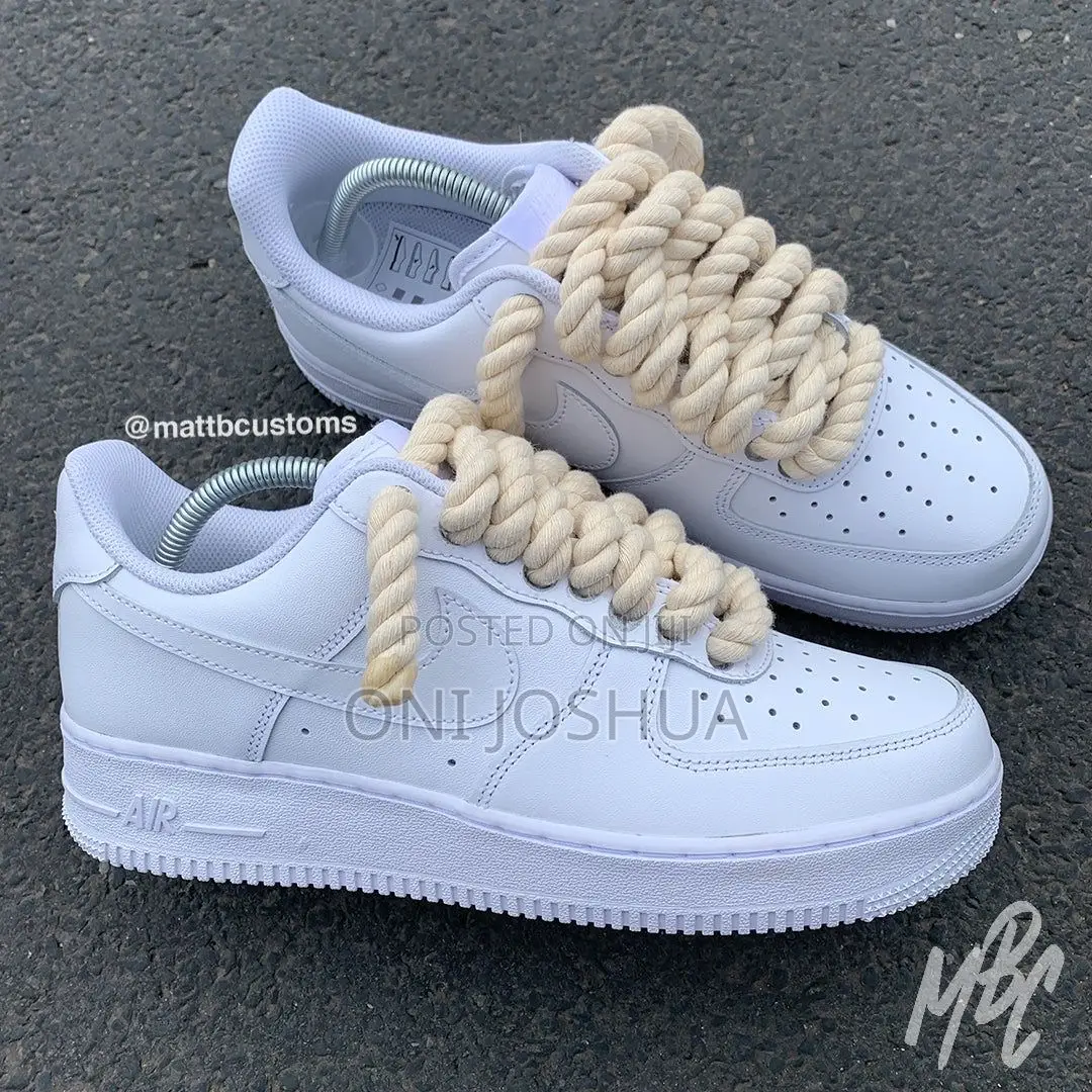 Chunky Lace White Sneakers