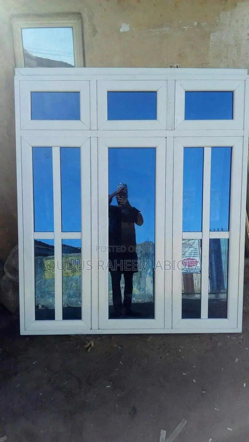 Aluminium Casement Window With Protector and Fix