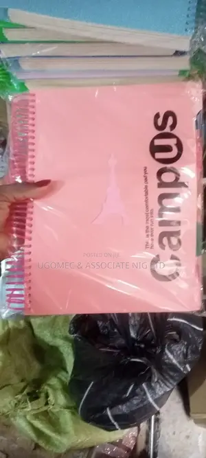 Imported Spiral Notebook A5 Size. Seminar Jotter By Pack