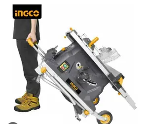 Ingco Table Saw With Foldable Wheel Stand Laser 10" 254mm