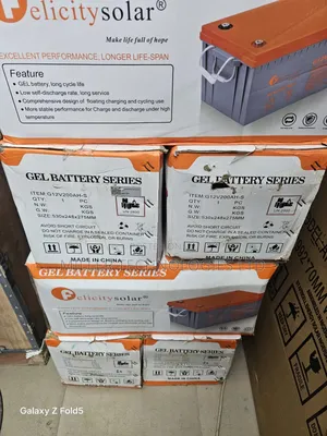 Felicity 200ah Gel Battery SUPPLIED TO SAGAMU