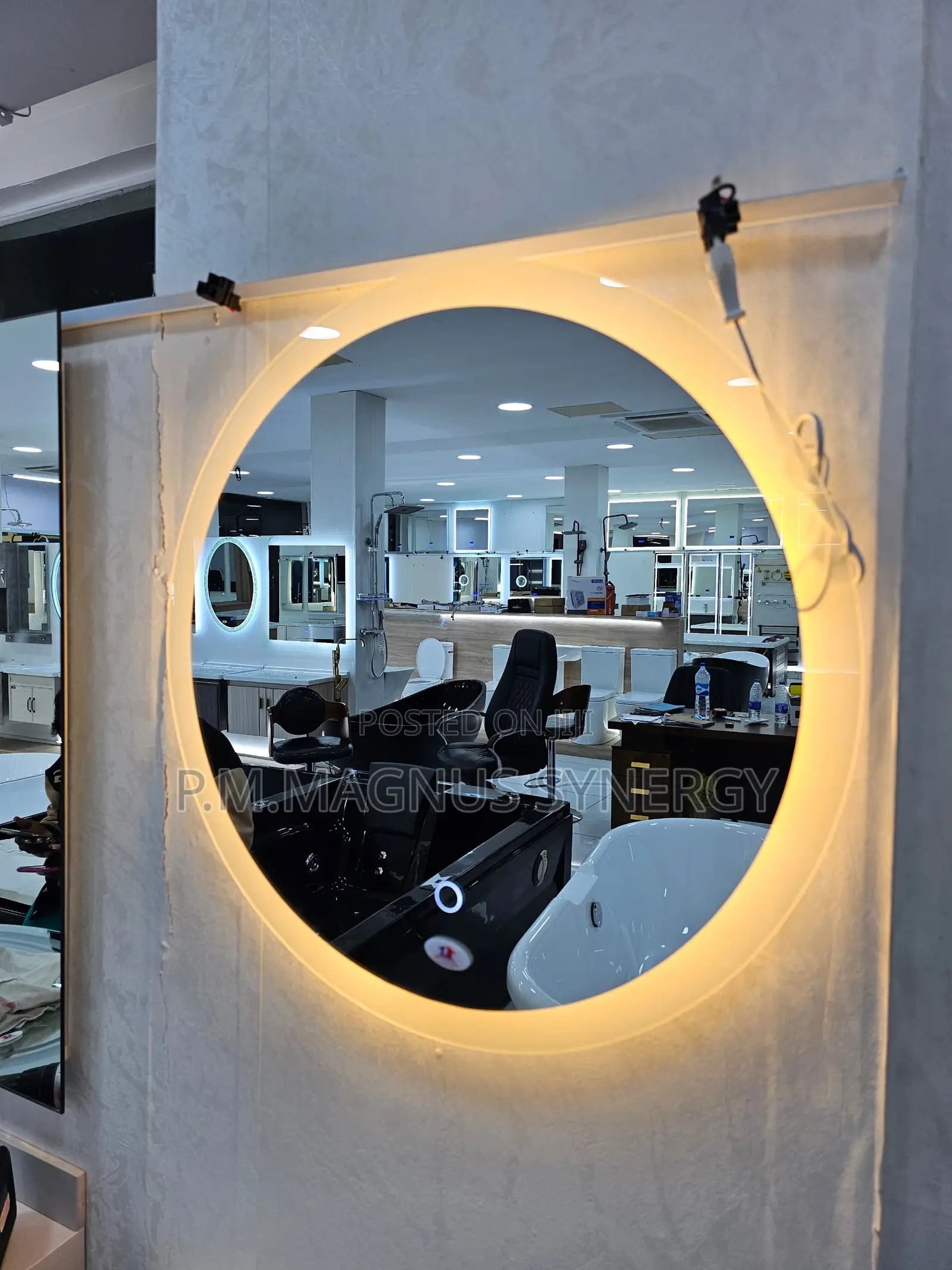 England Standard Bank Light Mirror.