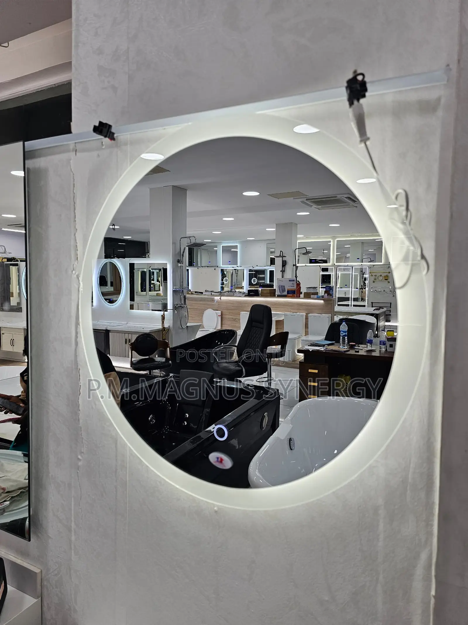 England Standard Bank Light Mirror.