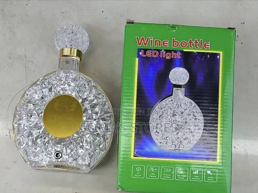 Wine Bottle With LED Light