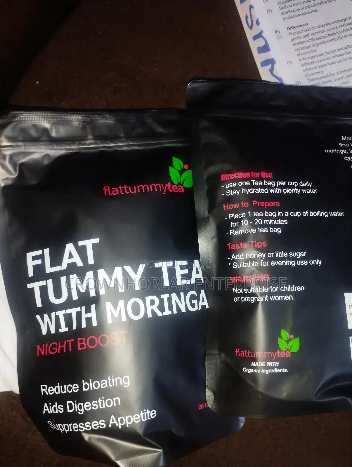 Flat Tummy Tea With Moringa