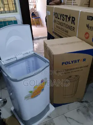 Suitable Polystar 7.5kg Single Tub Top Load Washing Machine