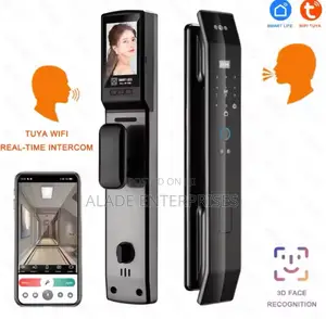 Smart Door Lock 3D Face Fingerprint Card Swiping