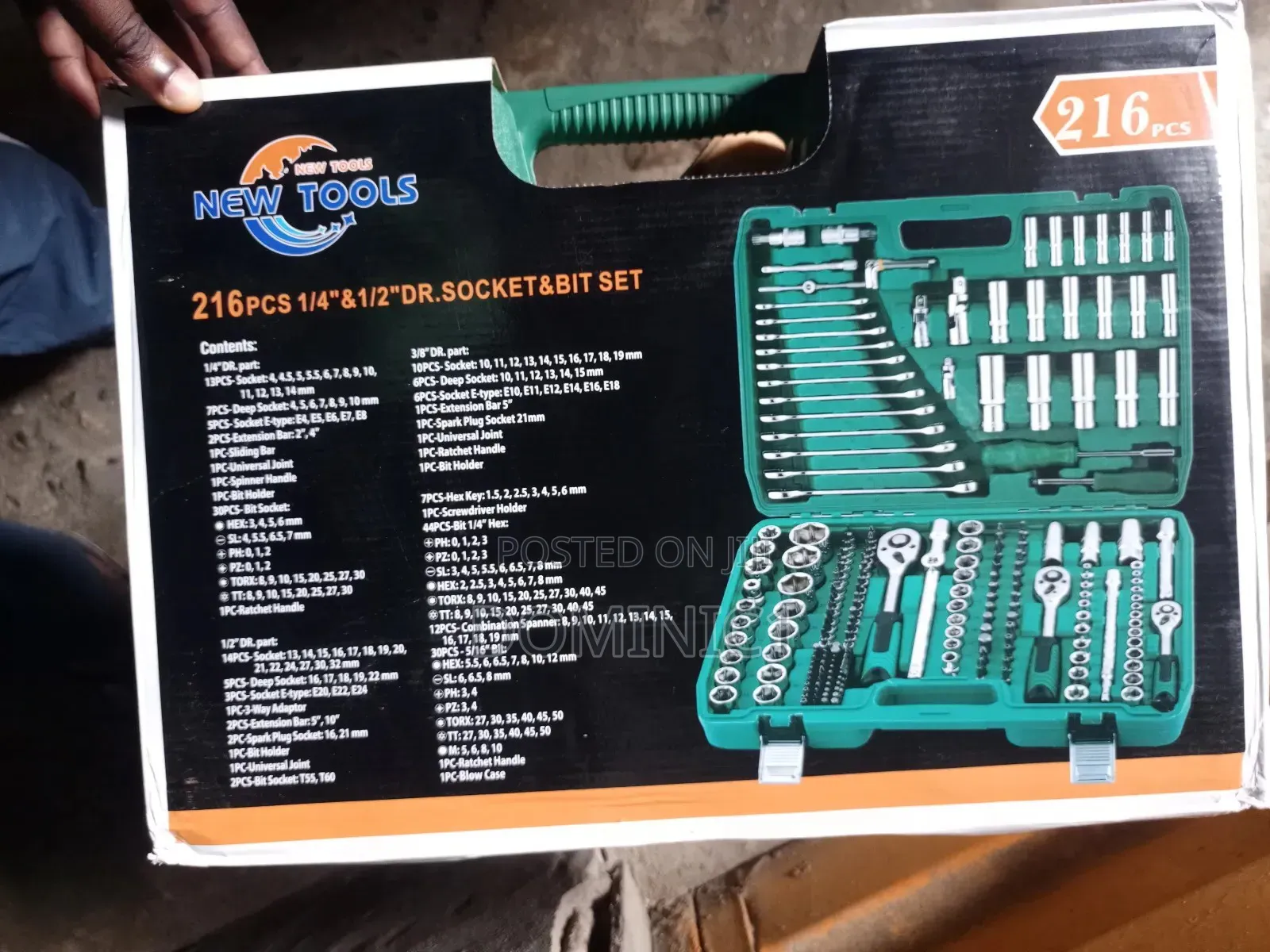 216 PCS Mechanical Tools Box
