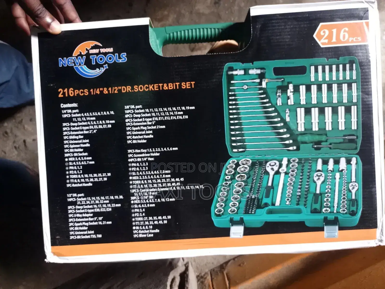216 PCS Mechanical Tools Box