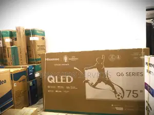 Effective and Bright 75"Inch Qled Smart Vidaa TV + Bluetooth