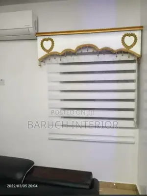 Window Blind With Headboard